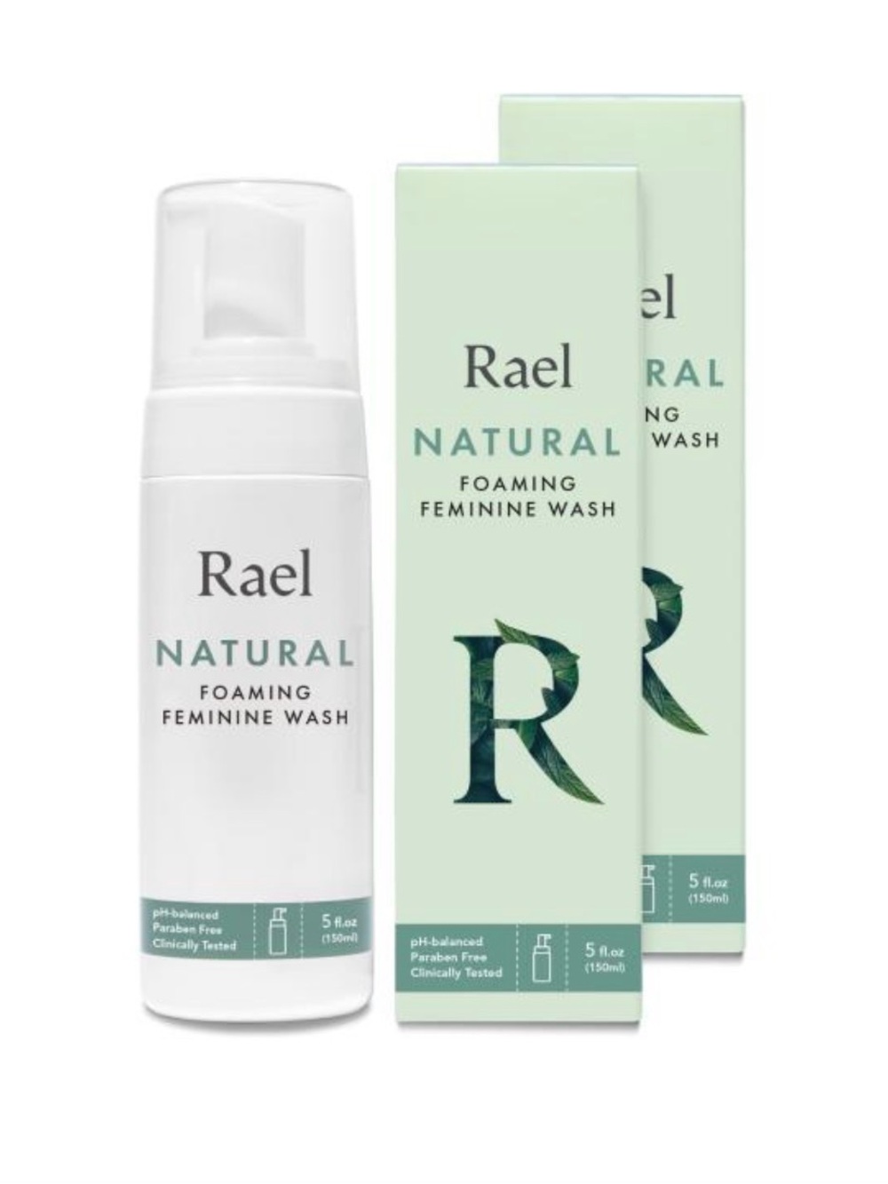 Rael Natural Feminine Cleansing Wash - Gentle Foaming Intimate Wash {pack of 2}
